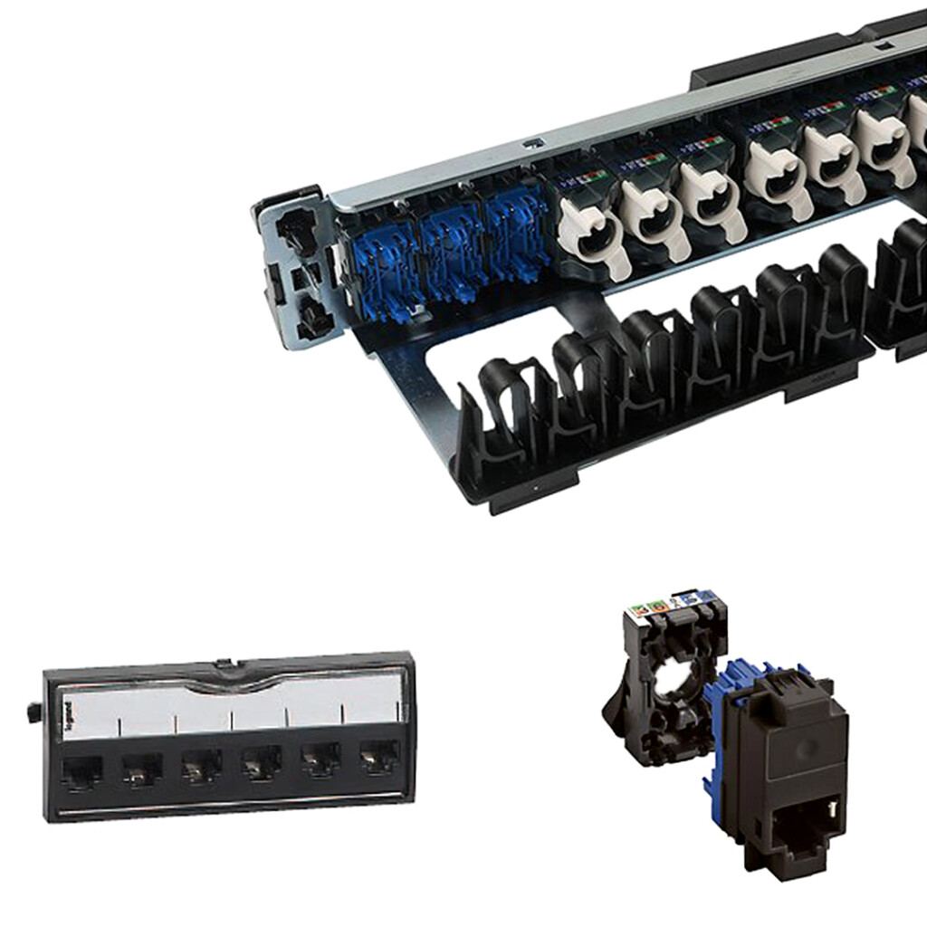 پچ پنل 24 پورت Cat6 UTP لگراند 33561