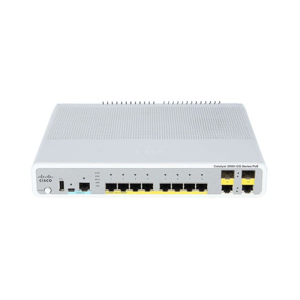 سوئیچ شبکه سیسکو 8 پورت مدل WS-C3560CG-8PC-S - Image 1