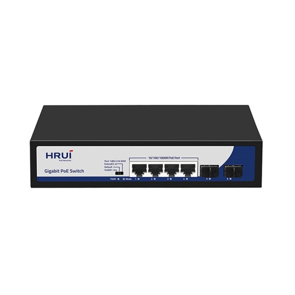 HR901 AXG 411NS 120- سوئیچ 4 پورت HRUI HR901-AXG-411NS-120