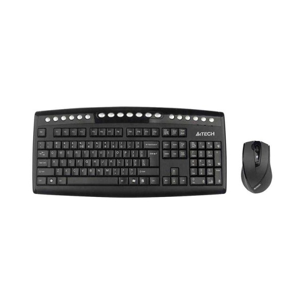 کیبورد و ماوس بی سیم ایفورتک 9200F کیبورد و ماوس بی سیم ایفورتک 9200F که به صورت بیسیم طراحی شده دارای برد وایرلس 15 متر میباشد همین ویژگی مهم باعث شده تا کاربران لذت استفاده از یک کیبورد و ماوس بدون سیم با دقت بالا را تجربه کنند.