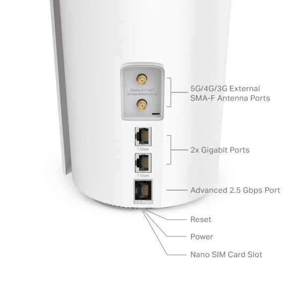 Deco X50 5G EU 1.0- مودم 4G+ AX1800 تی پی لینک Deco X20 4G