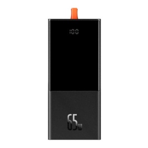 پاوربانک بیسوس مدل 65W Elf PPJL000001 ظرفیت 20000mAh همراه کابل متصل Type-C